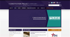 Desktop Screenshot of constitutionproject.org